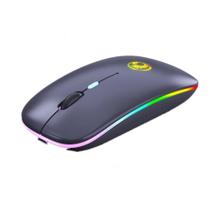 Mouse Sem Fio Silencioso Bluetooth 2.4GHz RGB