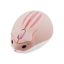 Mouse sem fio Sunffice Cute Hamster 2,4 GHz 1200 DPI rosa