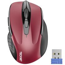 Mouse Sem Fio Tecknet 2.4G - Ergonômico, 4000 DPI, 24 Meses de Garantia