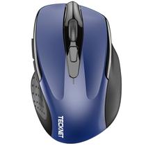 Mouse sem fio TECKNET 4800 DPI 2.4G e BT5.0/3.0 USB A Blue