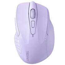 Mouse sem fio TECKNET 4800 DPI 2.4G e BT5.0/3.0 USB A Lavender