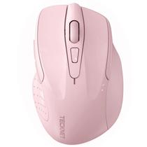 Mouse sem fio TECKNET 4800 DPI 2.4G e BT5.0/3.0 USB A Pink