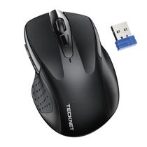 Mouse Sem Fio TECKNET M003 - 2.4G, 2600 DPI e Bateria de 24 Meses