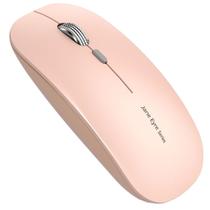 Mouse sem fio Uciefy Q5 Slim Recarregável 2.4G Rosa Claro Mouse sem fio Uciefy Q5 Slim Recarregável 2.4G Rosa Claro