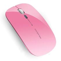 Mouse sem fio Uciefy Q5 Slim Recarregável 2.4G Rosa Mouse sem fio Uciefy Q5 Slim Recarregável 2.4G Rosa