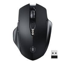 Mouse sem fio Uineer recarregável 2,4 GHz 4 níveis DPI
