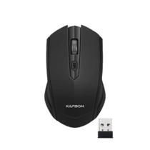 Mouse Sem Fio USB Preto C/4 Botões - Kapbom