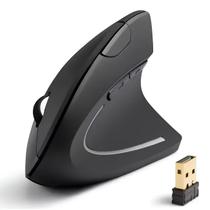 Mouse Sem Fio Vertical Ergonômico Bluetooth 2400 DPI 6 Botões para Notebook PC Computador Conexão Dupla USB Receptor KA6660 - MEletronicos Mouse Sem Fio Vertical Ergonômico Bluetooth 2400 DPI 6 Botões para Notebook PC Computador Conexão Dupla USB Receptor KA6660 - MEletronicos