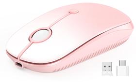 Mouse sem fio VSSOplor Type C Dual Mode 2.4G para MacBook