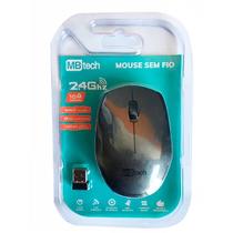 Mouse Sem Fio Wireless 2.4 Ghz C/ 10m De alçance Preto