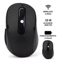 Mouse Sem fio Wireless 2.4Ghz Receptor Usb Lehmox - LEY-172