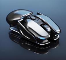 Mouse sem fio Wireless 5.0 1600dpi Hrebos Design Exclusivo - Cyber Pro