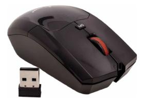 Mouse sem fio wireless com receptor usb para computador notebook