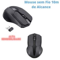 Mouse Sem Fio Wireless Dpi 2.4 GHZ Longo Alcance - Pentech