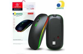 Mouse Sem Fio Wireless Recarregável com LED KAPBOM - KA-618