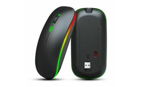 Mouse Sem Fio Wireless Recarregável com LED KAPBOM - KA-618
