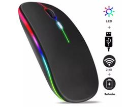 Mouse Sem Fio Wireless Silencioso Recarregavel com Rgb K Certificado Anatel Usb Preto Ka-618 Premium Mouse Sem Fio Wireless Silencioso Recarregavel com Rgb K Certificado Anatel Usb Preto Ka-618 Premium
