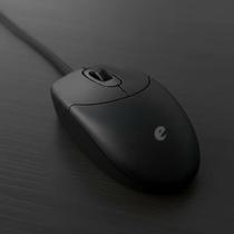 Mouse Sensor Óptico com Fio Para Computador Notebook Laptop Trabalho Estudo Escritório Loja Plug and Play ACER Preta