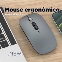 Mouse SLIM recarregável Bluetooth Para Apple MacBook Air M1 e M2 e Apple MacBook Pro M1 e M2 - I.NEW