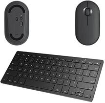 Mouse, Teclado Bluetooth Galaxy Tab A8 X200/X205 10,5 Preto