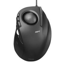 Mouse Trackball ELECOM DEFT com fio com controle de dedo de 8 botões