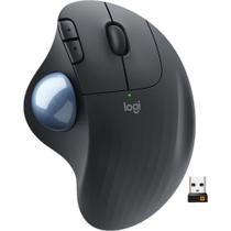 Mouse Trackball Logitech M575 Ergo Sem Fio - Preto