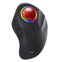 Mouse Trackball sem fio Nulea M505B RGB recarregável