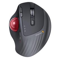Mouse Trackball sem fio ProtoArc EM01NL Ergonômico Vermelho