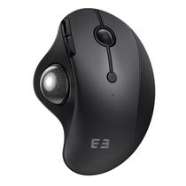 Mouse Trackball sem fio seenda ergonômico recarregável preto