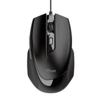 Mouse Trust Voca Comfort, 5 botões, 2400DPI, Black Piano - 23650