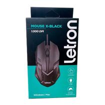 Mouse USB 3 Botões 1000 DPI X-Black Modelo 1602 R8