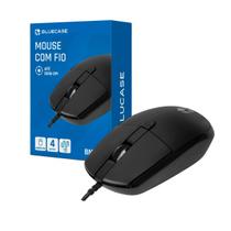 Mouse USB BM112B Preto 2000 DPI Ajustável 4 Botões Design Ambidestro PC Notebook Mouse USB BM112B Preto 2000 DPI Ajustável 4 Botões Design Ambidestro PC Notebook