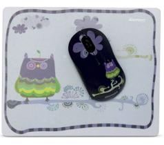 MOUSE USB COM MOUSEPAD MAXPRINT LA FASHION COLOR Floral