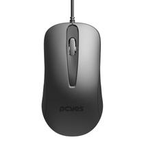 Mouse usb comfort 1000dpi cabo 2 metros - pmoc1u