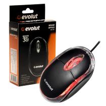 Mouse USB Evolut EO-101 800dpi Preto Mouse USB Evolut EO-101 800dpi Preto