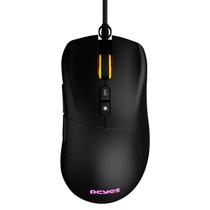 Mouse usb gamer pcyes gaius pmggbv 12400dpi led rgb 6 botoes 1.8mt - preto