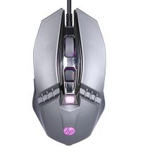 Mouse - USB - HP Game - 2400DPI - Led - 6 botões - Chumbo - M270