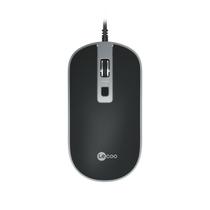 Mouse USB Lecoo - 2000dpi Sensor Óptico - Cabo 1.4 Metros - Ergonômico - Preto - MS104 Mouse USB Lecoo - 2000dpi Sensor Óptico - Cabo 1.4 Metros - Ergonômico - Preto - MS104