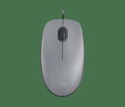 Mouse USB Logitech M110 Silent 1000 dpi 3 Botões Ambidestro