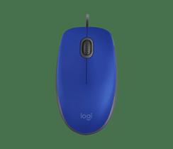 Mouse USB Logitech M110 Silent 1000 dpi 3 Botões Ambidestro