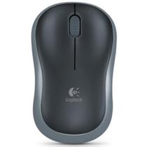 Mouse - USB - Logitech Wireless M185 - Cinza/Preto - 910-003243 / 910-002225