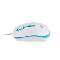 MOUSE USB MAXPRINT 1200DPI Soft Colors BRANCO E AZUL