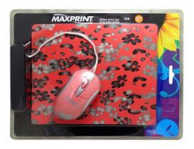 Mouse usb mouse pad maxprint la fashion color