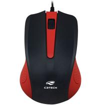 Mouse USB MS-20RD Vermelho C3 TECH
