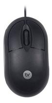Mouse Usb Óptico 800 Dpi Preto Espanha 0106 Bright 01un