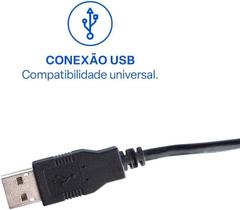 Mouse Usb Optico Com Fio Mo300 Preto Multilaser