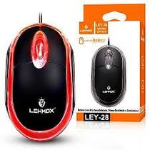 Mouse USB Óptico Com Fio USB 2.0 1200 DPI LEY28 Lehmox
