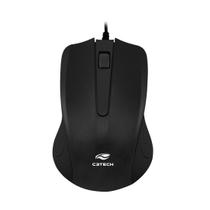 Mouse USB Óptico MS-20BK C3 Tech 1000 DPI Preto