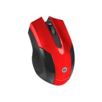 Mouse Usb Óptico Vermelho Design Ergonômico 2210 Bright Com Fio Resolução 1000 DPI Mouse Usb Óptico Vermelho Design Ergonômico 2210 Bright Com Fio Resolução 1000 DPI