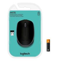 Mouse usb sem fio M170 Preto 910-004940 - Logitech